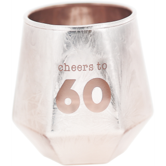 Image sur 60th - 3oz  GEOMETRIC SHOT GLASS