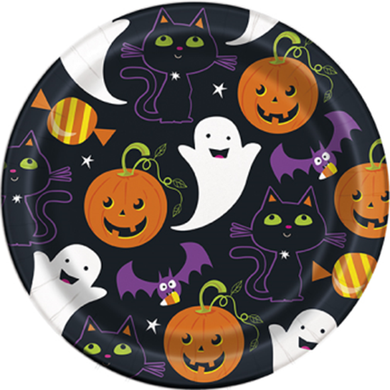 Picture of CAT & PUMPKIN 7" PLATES