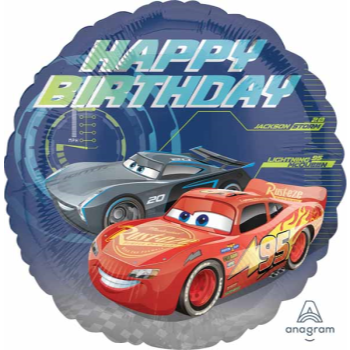 Picture of 18" FOIL - CARS - HAPPY BIRTHDAY