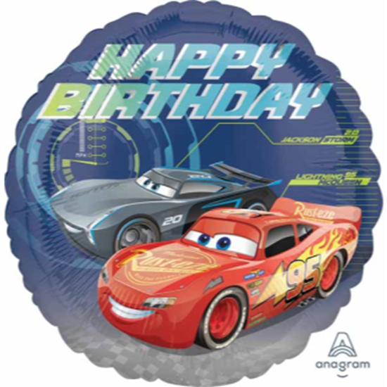 Picture of 18" FOIL - CARS - HAPPY BIRTHDAY