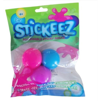 Picture of FAVOUR - STICKY  BALLS NEON - 3/PKG