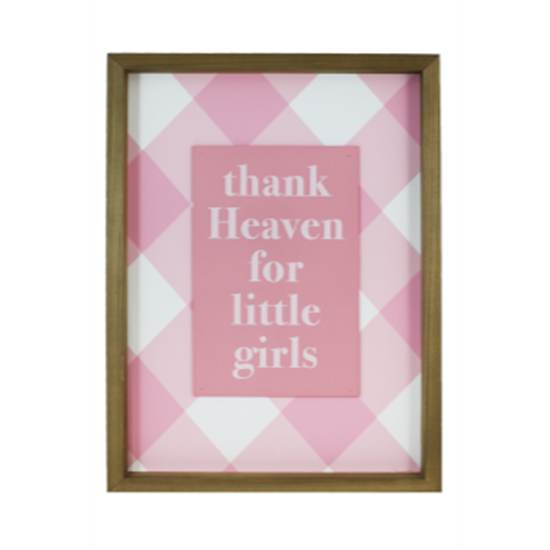 Image sur GIFT LINE - LITTLE GIRL PINK FRAME