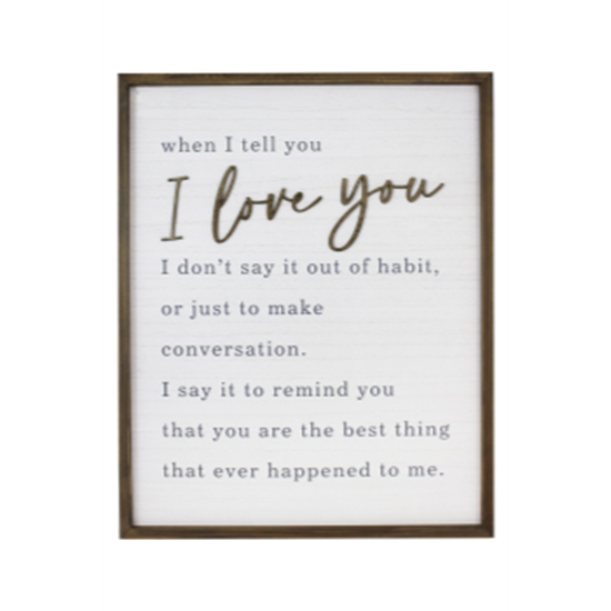 Image sur GIFT LINE - I LOVE YOU FRAME 