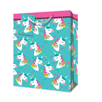 Picture of ASST BIRTHDAY JUMBO UNICORN GIFT BAG