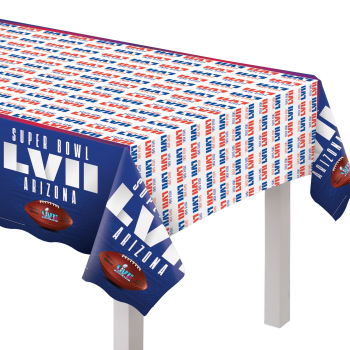 Image de SUPER BOWL LVII PLASTIC TABLE COVER