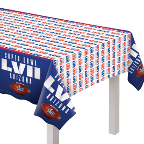 Image sur SUPER BOWL LVII PLASTIC TABLE COVER