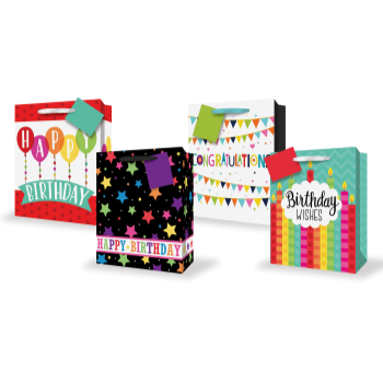 Image de MAKE A WISH ASSORTED LARGE GIFT BAG