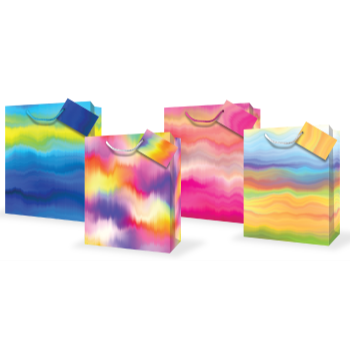 Picture of ASSORTED - OMBRE LARGE GIFT BAG