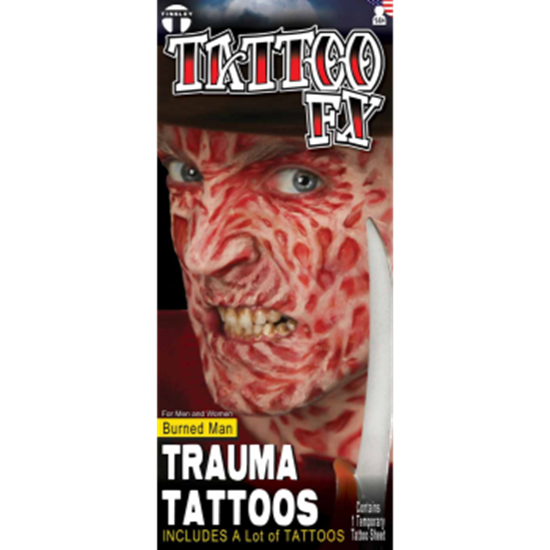 Picture of TATTOO - TORCHED -  TRAUMA TATTOO FX