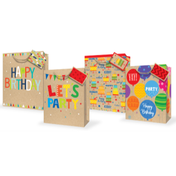 Picture of ASSORTED - LETS PARTY LARGE GIFT BAG