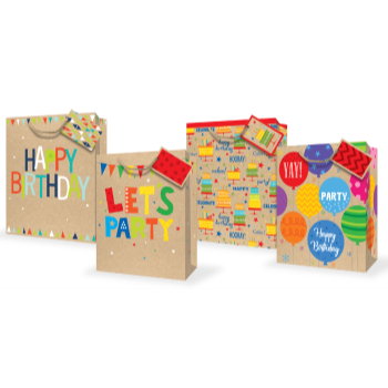 Image de ASSORTED - LETS PARTY LARGE GIFT BAG