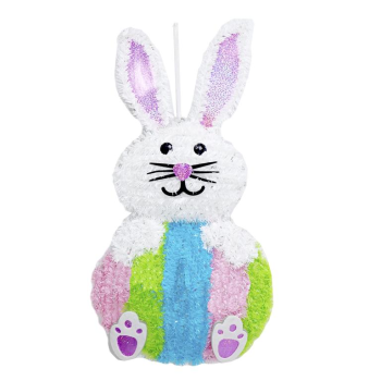 Picture of DECOR - TINSEL BUNNY WITH EGG