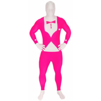 Picture of MORPHSUIT ADULT - LARGE - GLOW TUX - PINK