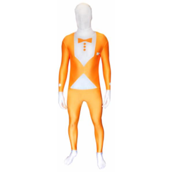 Image sur MORPHSUIT ADULT - LARGE - GLOW TUX - ORANGE