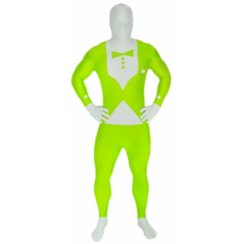 Picture of MORPHSUIT ADULT - XLARGE - GLOW TUX - GREEN