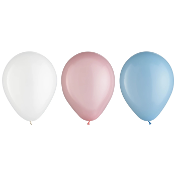 Picture of 5" GENDER REVEAL ASSORTED LATEX BALLOONS