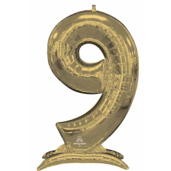 Image de 50'' NUMBER 9 STAND-UP (AIR ONLY) SUPER SHAPE - WHITE GOLD