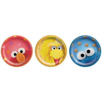 Picture of EVERYDAY SESAME STREET - 7" PLATE - ASSORTED