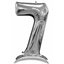 Picture of 50'' NUMBER 7 STAND-UP (AIR ONLY) SUPER SHAPE - SILVER