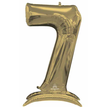 Image de 50'' NUMBER 7 STAND-UP (AIR ONLY) SUPER SHAPE - WHITE GOLD