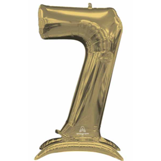 Image sur 50'' NUMBER 7 STAND-UP (AIR ONLY) SUPER SHAPE - WHITE GOLD