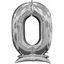 Image de 50'' NUMBER 0 STAND-UP (AIR ONLY)SUPER SHAPE - SILVER