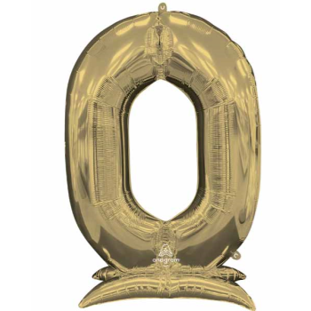 Image de 50'' NUMBER 0 STAND-UP (AIR ONLY) SUPER SHAPE - WHITE GOLD