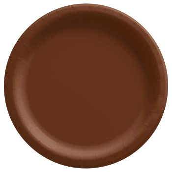 Picture of CHOCOLATE BROWN 7" PAPER PLATES    