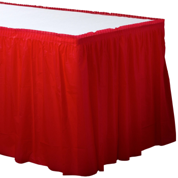 Picture of RED TABLESKIRT 21' X 29" 