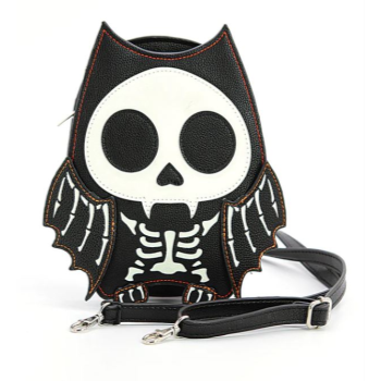 Image de PURSES - Glow In The Dark Skeleton Bat Shoulder Bag