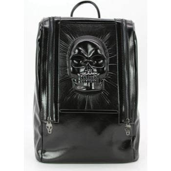 Image de PURSES - PROTRUDED SKULL HEAD W/ ZIPPER DETAILS BACKPACK