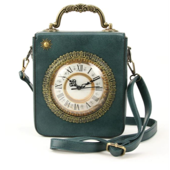 Image de PURSES - Vintage Clock Rectangle Shoulder Bag