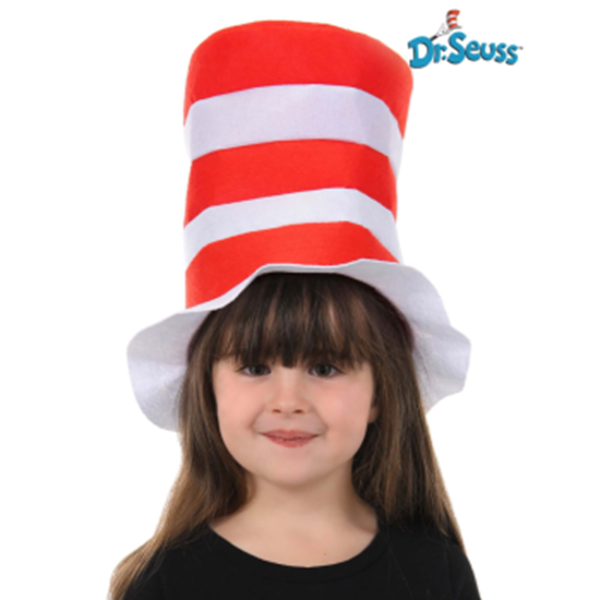 Image sur CAT IN THE HAT FELT STOVEPIPE HAT - KIDS