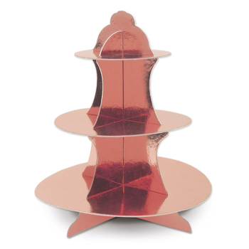 Picture of Cupcake Stand - Rose Gold 13" high