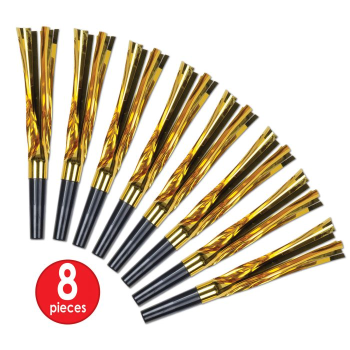 Image de DECOR - Noisemakers - 6" Squawkers Gold