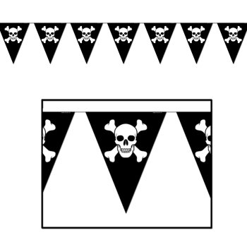 Image de DECOR -Jolly Roger Pennant Banner