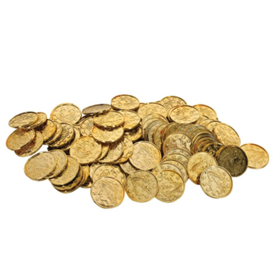 Image sur DECOR - Plastic Coins Gold