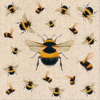 Image de BUNCH OF BUMBLEBEES - LUNCHEON NAPKINS