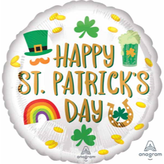 Image sur 18" FOIL - ST PATRICKS ICON