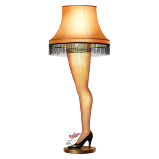 Image sur LIFE SIZE CARDBOARD STANDEES - LEG LAMP