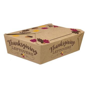 Image de TABLEWARE - Thanksgiving Foldable To Go Paper Boxes