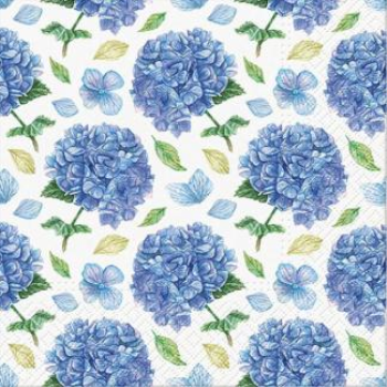 Picture of BLUE HYDRANGEA - LUNCHEON NAPKINS