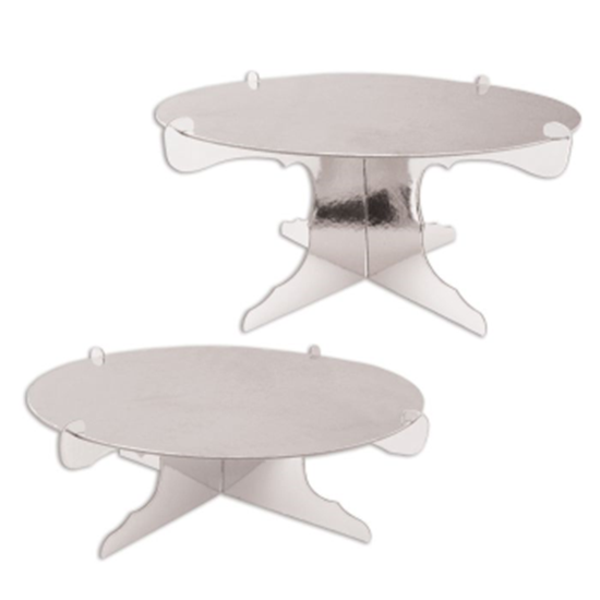 Image sur Cake Stands - Silver 12" Round - 2/pack