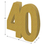 Image de 40th - 3-D Glittered Centerpiece