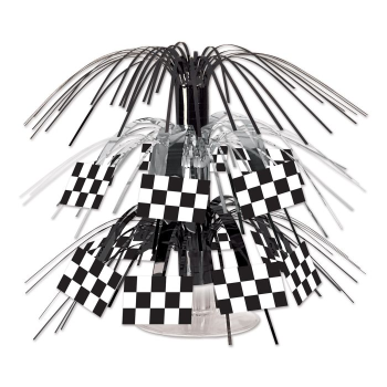 Image de Checkered Flag Mini Cascade Centerpiece