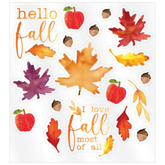 Image sur DECOR - Autumn Vinyl Window Decoration