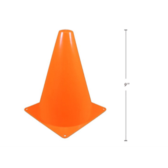 Image sur CONSTRUCTION - ORANGE PYLON CONE 9"