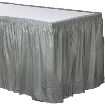 Picture of SILVER TABLESKIRT 21' X 29"