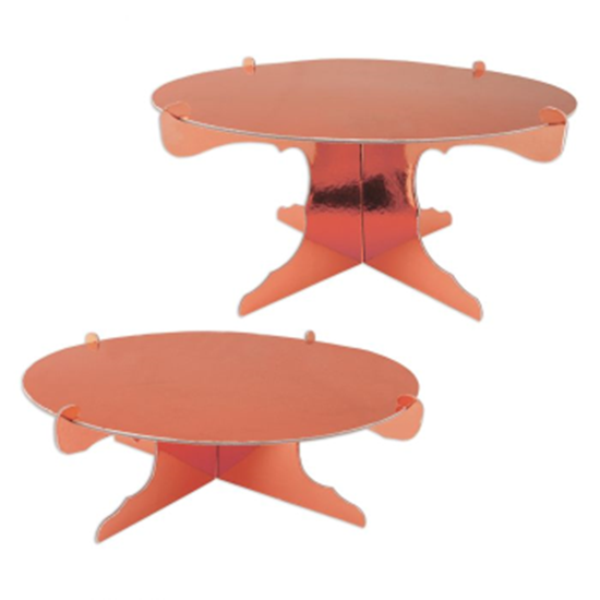 Image sur Cake Stands - Rose Gold 12" Round - 2/pack