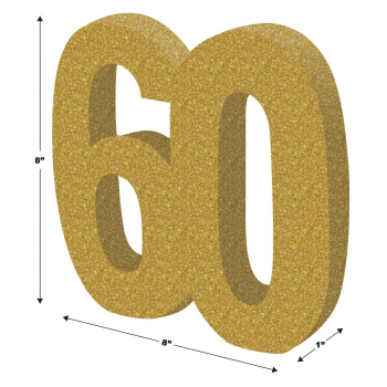 Image de 60th - 3-D Glittered Centerpiece